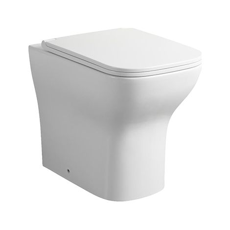 Vaso wc filomuro appoggio pavimento tulipano scarico universale bianco lucido