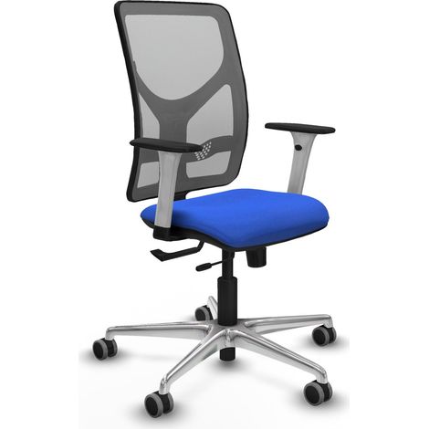 Chaise de bureau piqueras y crespo Motilla blanc mousse épaisse (1/2)