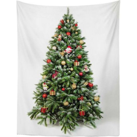 Tapisserie Murale - Sapin De Noel - 100 x 150 cm - Pour Salon Ou Chambre - 1 Piece
