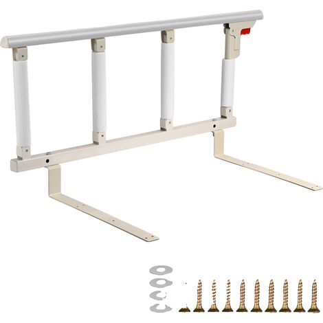 Barandilla de cama, rampa plegable, soporte de seguridad robusto, 4 niveles (1/2)