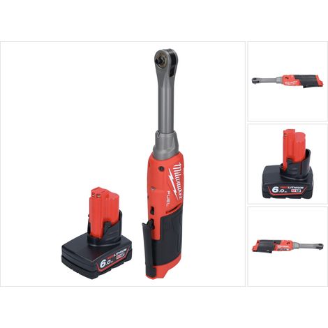 Milwaukee M12 FHIR14LR-601 Akku Hochgeschwindigkeits Ratsche 12 V 47 Nm 1/4" Brushless + 1x Akku 6,0 Ah - ohne Ladegerät (1/5)