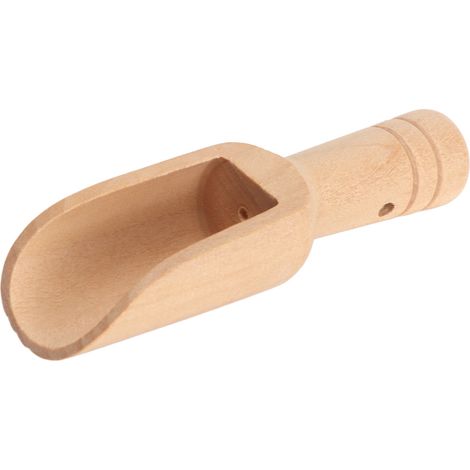Lot de 10 cuillères à sel de bain en bois, finition polie, cuillères à sel de bain écologiques, adaptées aux cabines de douche, Type 1 (2,4 x 7,6 cm / 0,95 x 3,0 pouces) (1/5)