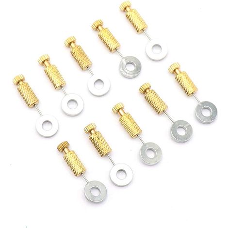 Aiguille De Positionnement Pour Cuir - Tube En Laiton Protection Des Doigts - Diamètre 0-6 mm - Pour Couture Manuelle De Sac Portefeuille Et Reliure - Lot De 10 Pièces (1/5)