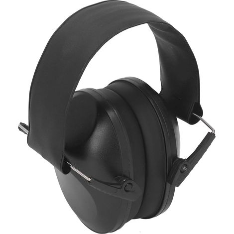 Casque antibruit pour bébé, protection auditive, idéal pour dormir et étudier (noir) (1/5)