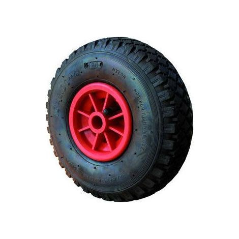 RUOTA PNEUMATICA PER CARRELLI CARRELLO D.260 SUPPORTO NYLON (27620)