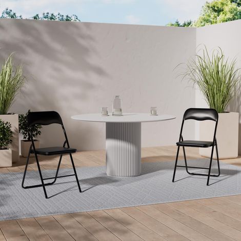 Silla plegable negra - Básica (1/4)
