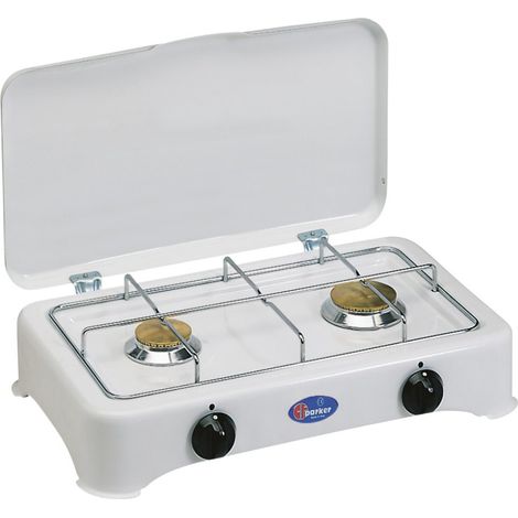 FORNELLO A GAS METANO / GPL A 2 FUOCHI CFPARKER MOD. 5326C  Gpl (1/2)
