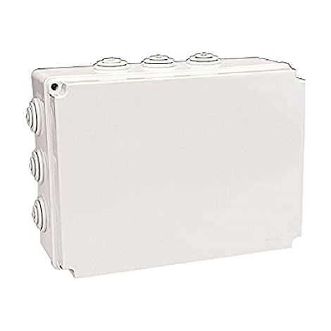 POLY POOL - PP0285 Boite de Jonction Encastree - Boite Electrique Murale Rectangulaire avec Passe-Cables - Boitier de Jonction avec Vis pour Fixation du Couvercle - Boite de Jonction Made in Italy (1/5)