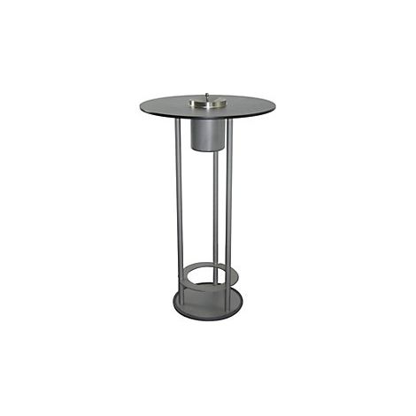 Mesa alta para fumadores  diámetro 675 mm  grafito