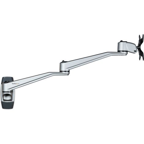StarTech.com Braccio Monitor Montabile a Parete - 52cm - Doppio Braccio Snodabile Premium (WALL MOUNT MONITOR ARM SINGLE - ERGONOMIC VESA MOUNT BRACKET) (1/5)