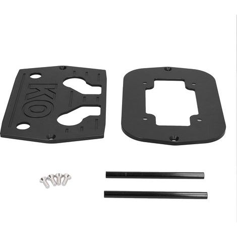 Support de Batterie de Plateau de Batterie, Support de Support de Plateau de Maintien de Batterie Adapté aux Batteries Optima 34/78 pour Bateaux de Camion de Voiture ATV(Un noir)). (1/5)