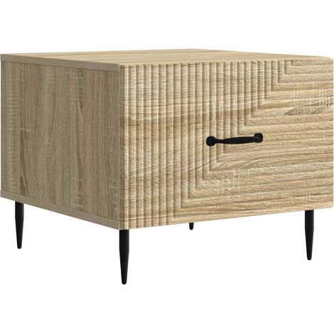 Coffee Table Sonoma Oak 49 x 50 x 40 cm Engineered Wood vidaXL
