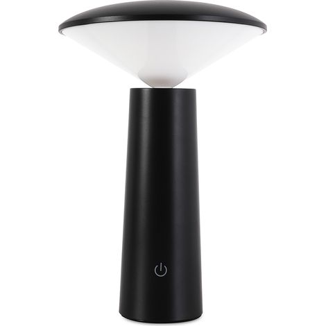 Tischlampe Wiederaufladbare LED – Dimmbare Beleuchtung – Ener Schwarz
