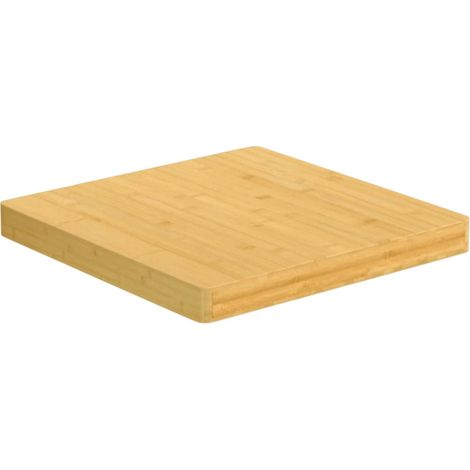 Dessus de table Dessus de bureau Plateau de table 50x50x4 cm bambou (1/4)