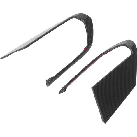 Molduras decorativas duraderas de ABS con diseño de fibra de carbono para los modelos Mazda 3 Axela BP 2020-2022.
