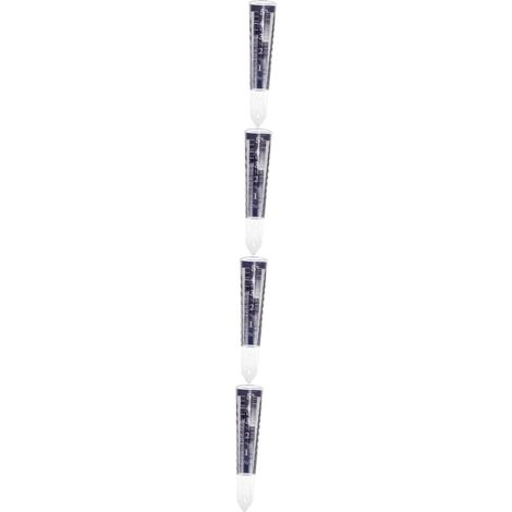 4stücke Rain Measuring Tube Transparente Regenmessstation