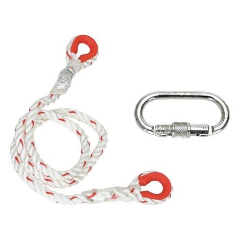 Corda in poliammide a tre fili per imbracatura di sicurezza 150cm Climax 29/1