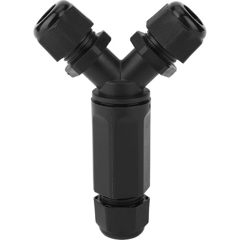 Connecteur étanche IP68 LED, noyau à 3 voies, prise de fil de Type Y pour accessoires électriques