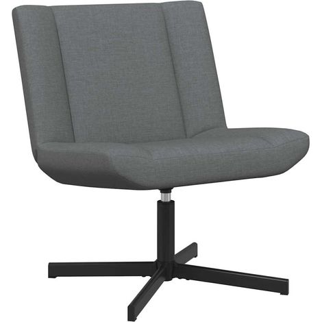 Maison Exclusive - Sedia girevole Grigio Scuro 63 x 75 x 76 cm Tessuto