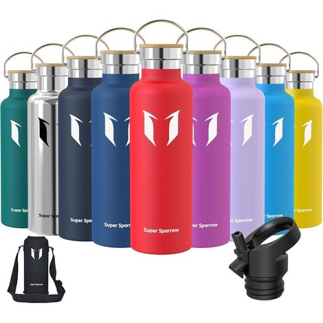 Trinkflasche Edelstahl Auslaufsicher Thermosflasche 750 ml Lava (1/5)