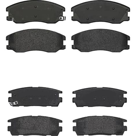 KIT PASTIGLIE FRENO ANTERIORI E POSTERIORI compatibile con OPEL CORSA F / PASTIGLIE FRENANTI AUTO OEM P 61 066  P 61 103  P 61 086,P 59 100 / SOSTITUZIONE DIRETTA / BASSA POLVERE / SILENZIOSO
