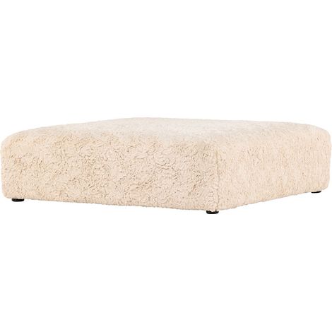 Pouf en tissu doux Frankie 100 x 100 x 30 cm (1/5)