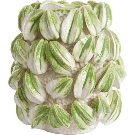 Vase Carambola céramique beige 37x32x32cm (1/4)