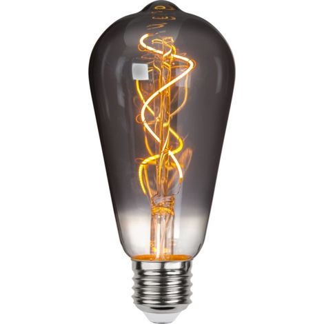 Filiyano-Ampoule LED E27 ST64 en verre fumé 3W 1800K 40 lumens