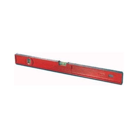 Stanley – Niveau à bulle rectangulaire 60 cm – Alliage d'aluminium léger – 2 fioles antichoc – Précision +/-1mm – Peinture époxy résistante