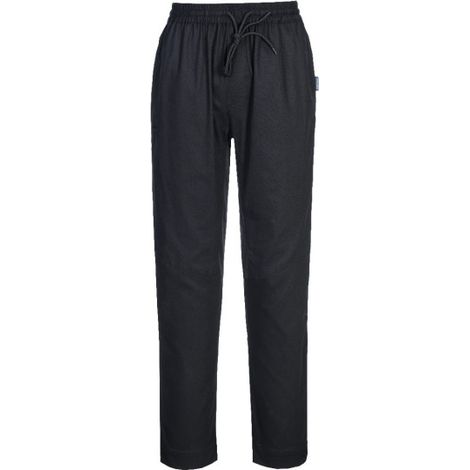 Pantalón de cocina Cotton Mesh Air - C076 XL Negro