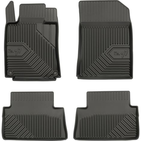 Tapis de Sol de Voiture pour Peugeot 508 I 2010-2018 TPE Antidérapant Noir 4Pcs (1/5)