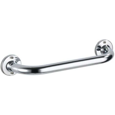 Barre de redressement, Barre d'appui WC et salle de bain, Basic, Acier inoxydable, Longueur 30cm, 36x6x9,5 cm, brillant (1/5)