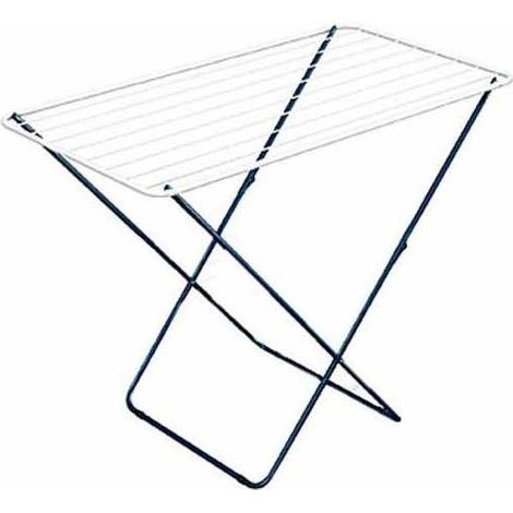 Étendoir à linge au sol en acier peint – Dimensions 105x55x93cm – Espace de séchage 11m – Poids léger 2kg – Fabrication italienne – Gimi