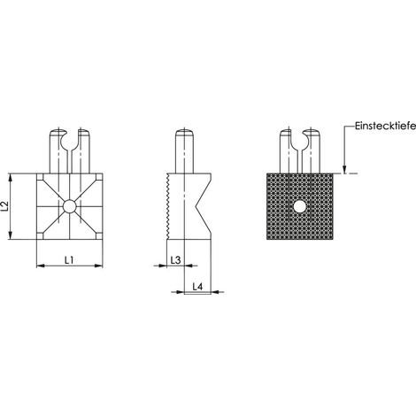 Jeu d'inserts de préhension, ébauche en aluminium AMF (1/5)