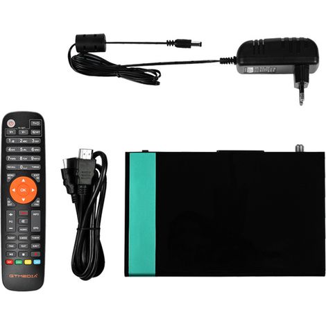 1 Récepteur satellite DVB-S2X, Wi-Fi intégré, H.265, 1080p, DLNA, 6000 chaînes, PVR USB (1/5)