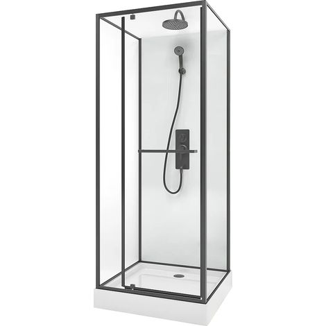Cabine de douche installation réversible - SAVITO (1/5)