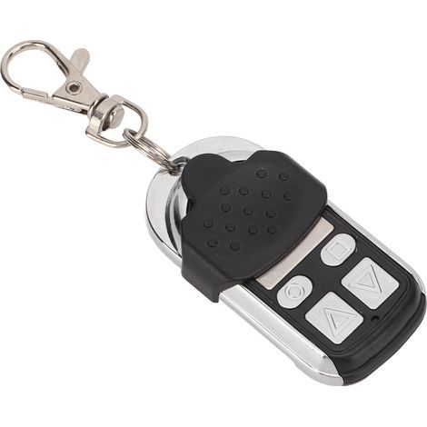 Télécommande 4 boutons pour porte de garage avec porte-clés, 433,92 MHz, étanche IP67, pour le contrôle d'accès aux portes sectionnelles, voitures et ascenseurs. (1/5)