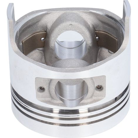 Piston moteur diesel refroidi par air avec axe et circlips acier aluminium 186F piece rechange groupe electrogene 5KW 1 piston 1 axe 2 circlips (1/5)
