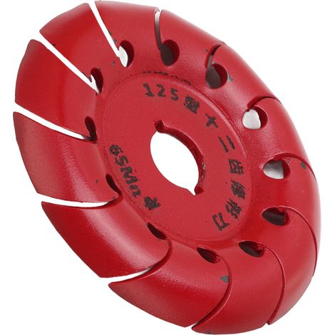 Disque de polissage rouge pour meuleuse d'angle à 12 dents (Type 90) (1/5)