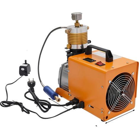 Compresseur d'air électrique, pression maximale de 4500 PSI, design compact, Orange (1/2)