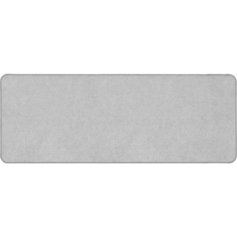 Tapis Tissé Velours "Carpetuni" 45x120cm Gris (1/4)