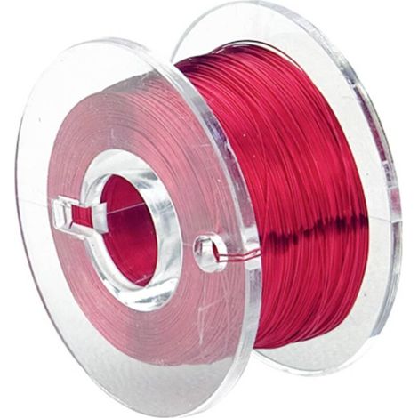 Fil de cuivre émaillé Diamètre extérieur (avec vernis isolant)=0.10 mm 100 m