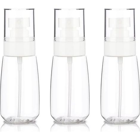 Lot de 60 petits flacons vaporisateurs de voyage vides, mini flacons vaporisateurs en plastique à brume fine (1/5)