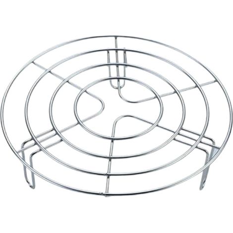 1 Grille Vapeur,Acier Inoxydable 304,Circulaire,Antidérapante,Pour Four,Autocuiseur,Friteuse À Air (1/5)