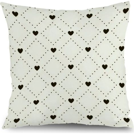 Housse de coussin floral été, décoration maison intérieur extérieur,40×40cm (1/5)