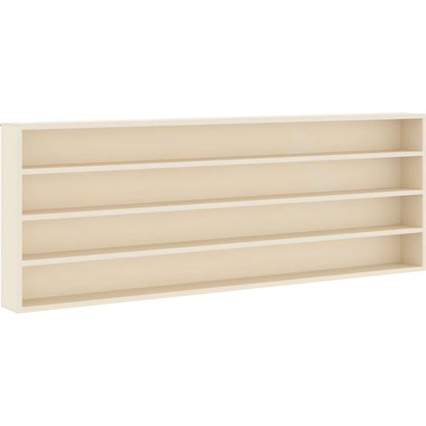 Wanddisplay-Case Beige 100 x 8,5 x 36 cm Holzwerkstoff (1/5)