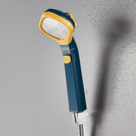 Pommeau de douche à main réglable à quatre vitesses, pommeau de douche pour toilettes (bleu foncé) (1/5)
