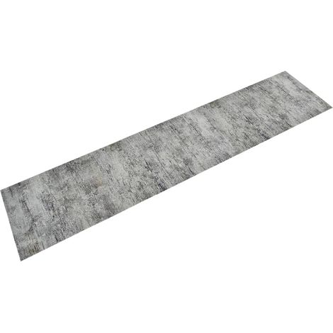 Tapis de cuisine Tapis de salon Tapis d'entrée lavable impression béton 60x300 cm velours 74985 (1/5)