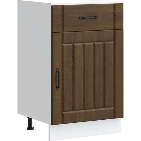Maison Exclusive - Mueble bajo de cocina Lucca roble marrón (1/5)