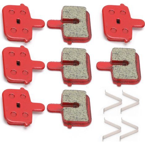 8 pièces Plaquettes de Frein Résine Durable Semi-Métallique pour Vélo Électrique et VTT (1/5)